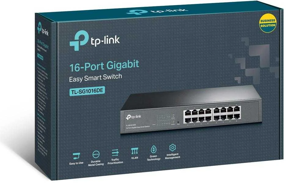 Šakotuvas TP-Link TL-SG1016DE 16-PORT GIGABIT - EASY SMART SWITCH