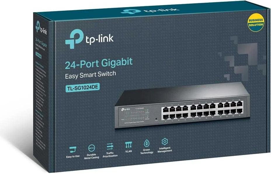 Šakotuvas TP-Link TL-SG1024DE 24-PORT GBIT EASY - SMART SWITCH