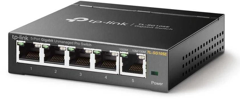 Šakotuvas TP-Link TL-SG105E 5-PORT GBIT - EASY SMART SWITCH