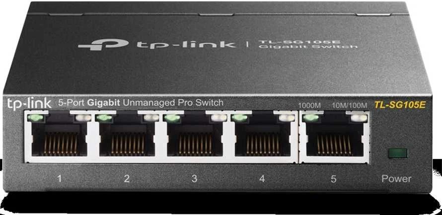 Šakotuvas TP-Link TL-SG105E 5-PORT GBIT - EASY SMART SWITCH