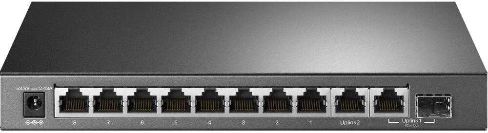 Šakotuvas TP-LINK | 10 prievadų Gigabit Easy Smart Switch su 8 prievadų PoE+ | TL-SG1210MPE | Tvarkomas žiniatinklis | Darbalaukis | Maitinimo tipas Išorinis | 60 mėn.