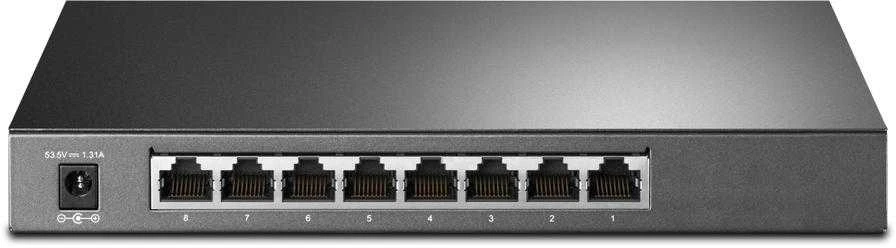 Šakotuvas TP-Link 8 prievadų gigabitinis išmanusis komutatorius – „JETSTREAM“ su 4 prievadų „POE+“