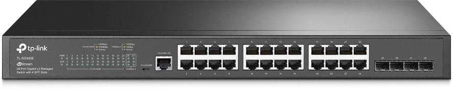 Šakotuvas TP-LINK | JetStream L2 jungiklis | TL-SG3428 | Tvarkomas žiniatinklis | Montuojamas ant stovo | SFP jungtys kiekis 4 | Maitinimo tipas Vienvietis
