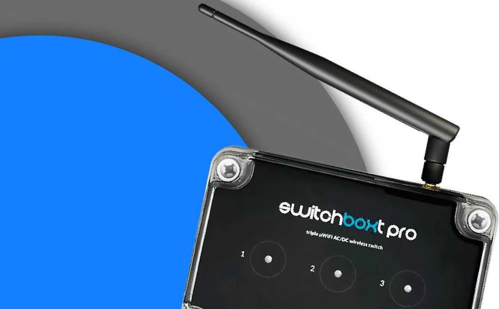 BleBox switchBoxT Pro - 3x bepotencialė 230V WiFi relė - Android/iOS programėlė