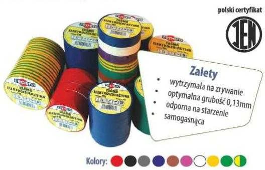 Repero Izoliacinė juosta 0,13 mm x 19 mm x 20 m, balta