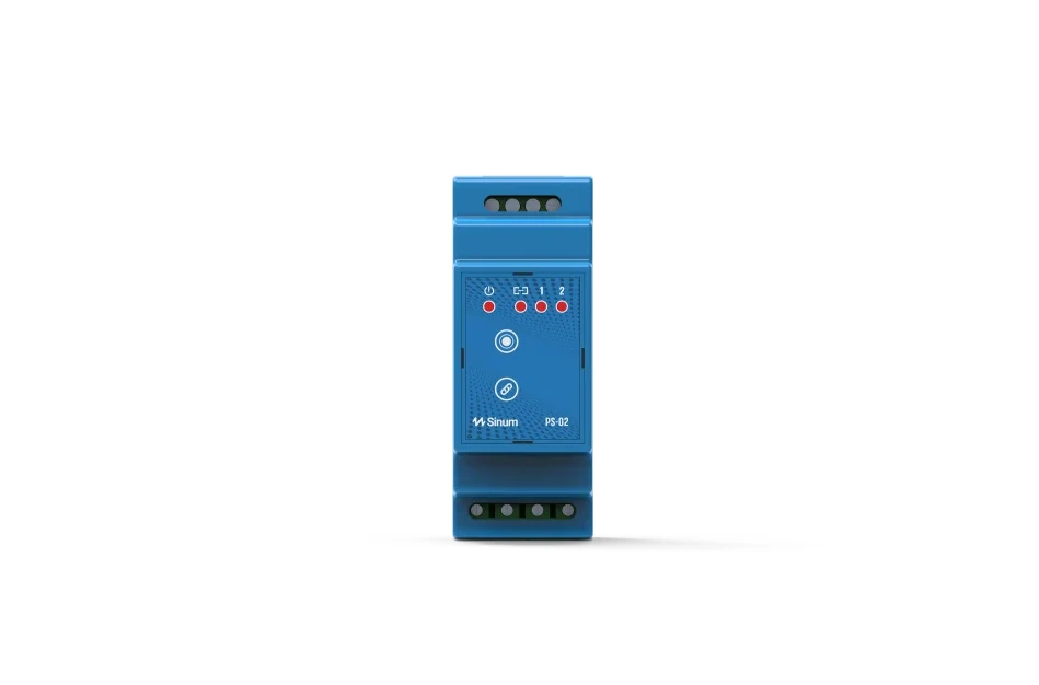 Tech Sterowniki Belaidis siųstuvas ant DIN bėgelio, mėlynas, PSZ-02 Tech Controllers