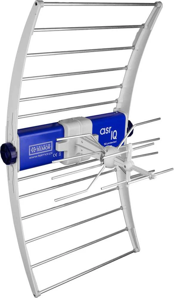 DVB-T/T2 ASR IQ 5G 700 PROTECTED 2023 TV antena su ZZA-7 Telkom Telmor maitinimo šaltiniu