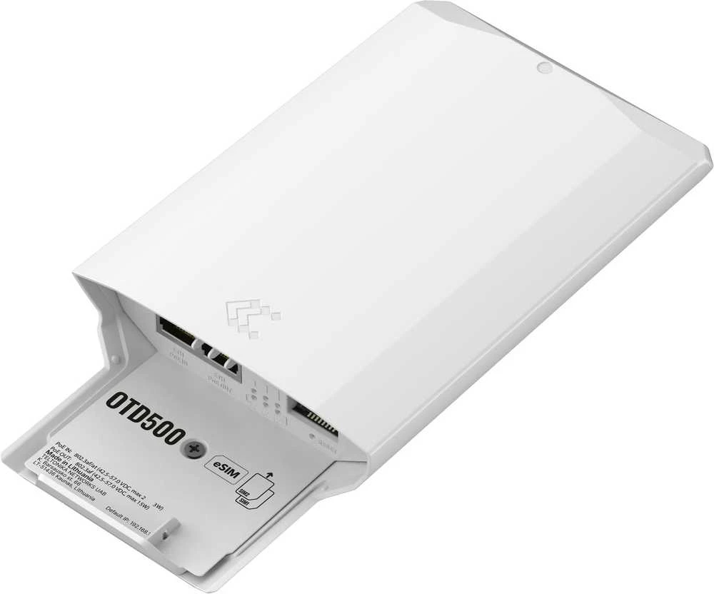 Teltonika | 5G Maršrutizatorius | OTD500 | 10/100/1000 Mbit/s | Ethernet LAN (RJ-45) jungtys 2 | Mesh Support No | MU-MiMO Yes | 4G/5G