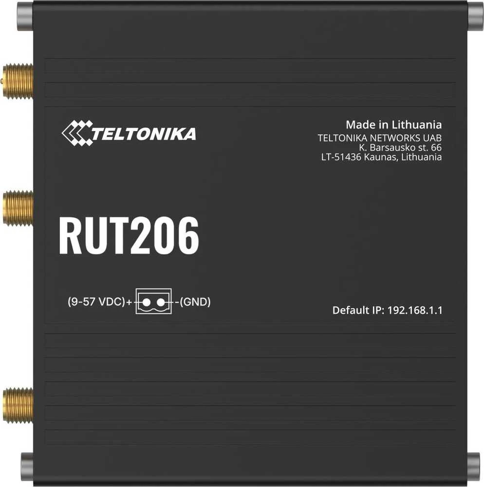 MARŠRUTIZATORIUS 4G LTE RUT206 2.4 GHz 300 Mbps Teltonika