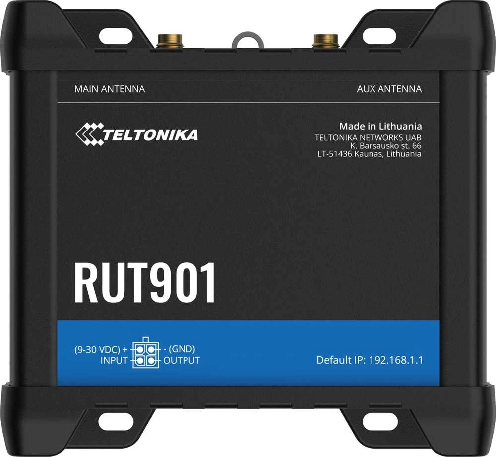 Teltonika | LTE CAT 4 Maršrutizatorius | RUT901 | 802.11n | 10/100 Mbit/s | Ethernet LAN (RJ-45) jungtys 4 | Mesh Support No | MU-MiMO No | 4G