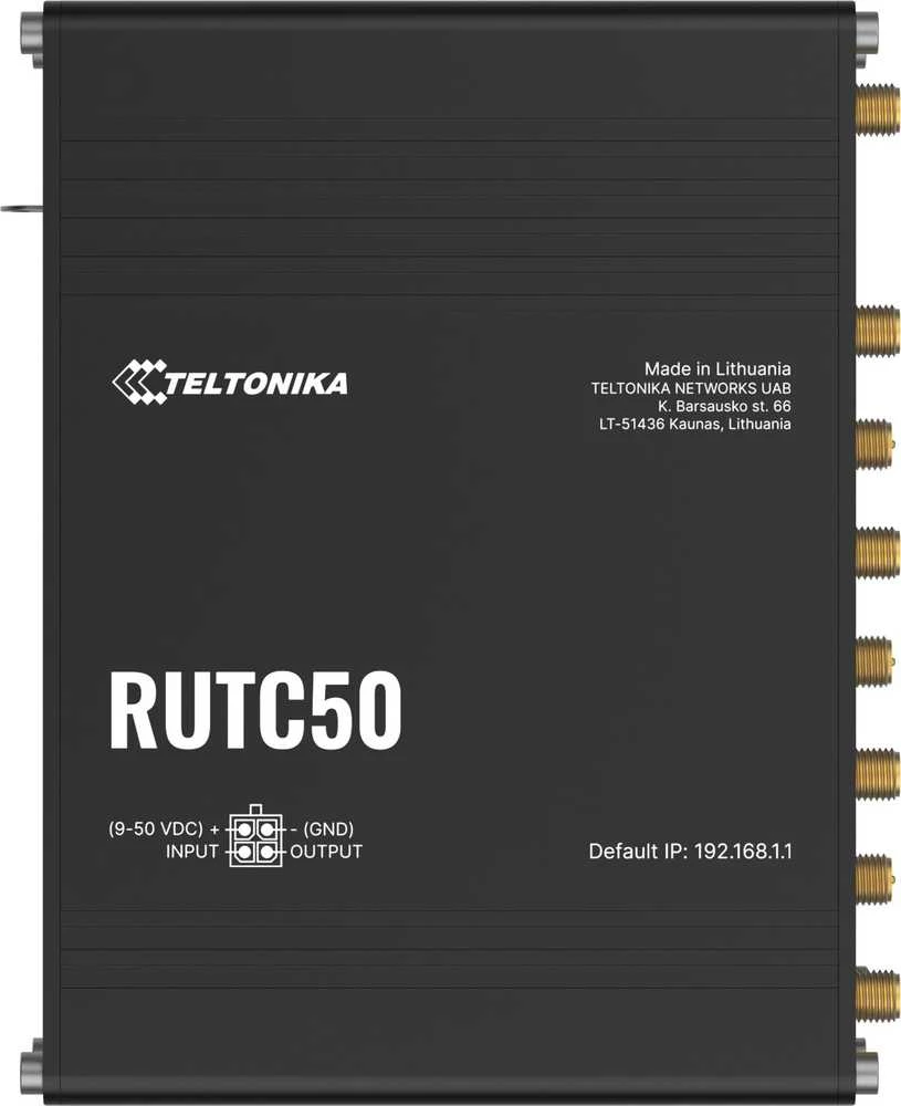 Teltonika RUTC50 5G Maršrutizatorius 2 SIM