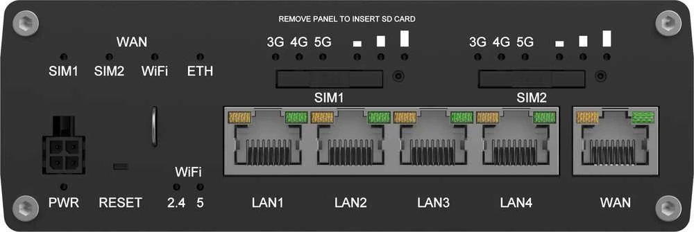 Teltonika Dual 5G Maršrutizatorius | RUTM52 | 802.11ac | 10/100/1000 Mbit/s | Ethernet LAN (RJ-45) jungtys 5 | Mesh Support No | MU-MiMO Yes | 3G/4G