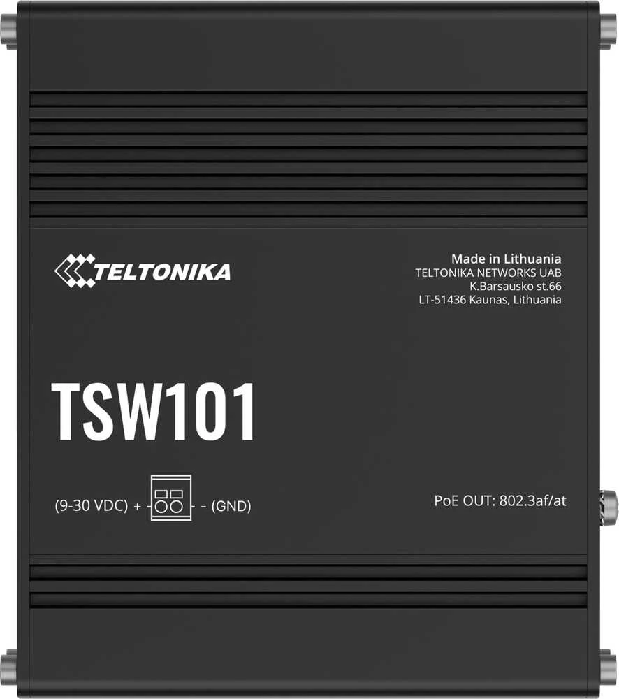 Šakotuvas Teltonika | Automobilinis jungiklis, 5 jungtys | TSW101 | Nevaldomas | Tvirtinamas prie sienos