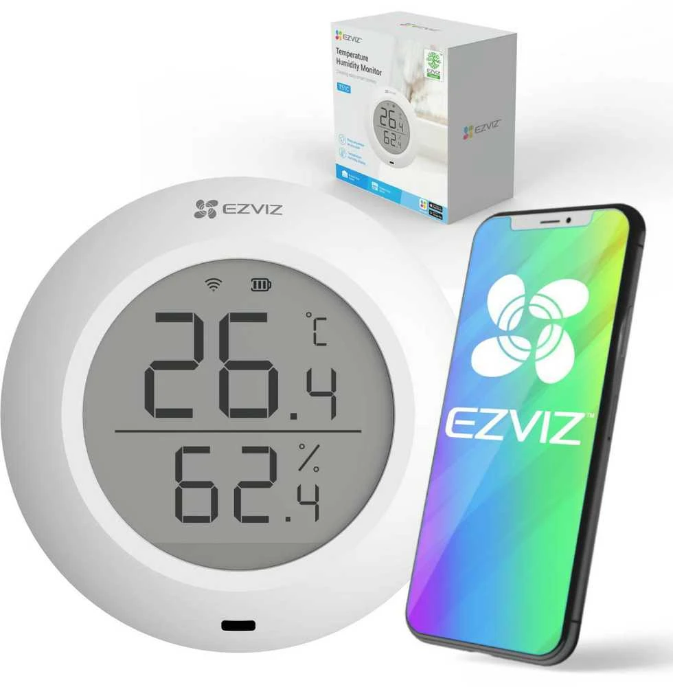 Temperatūros ir drėgmės daviklis EZVIZ CS-T51C