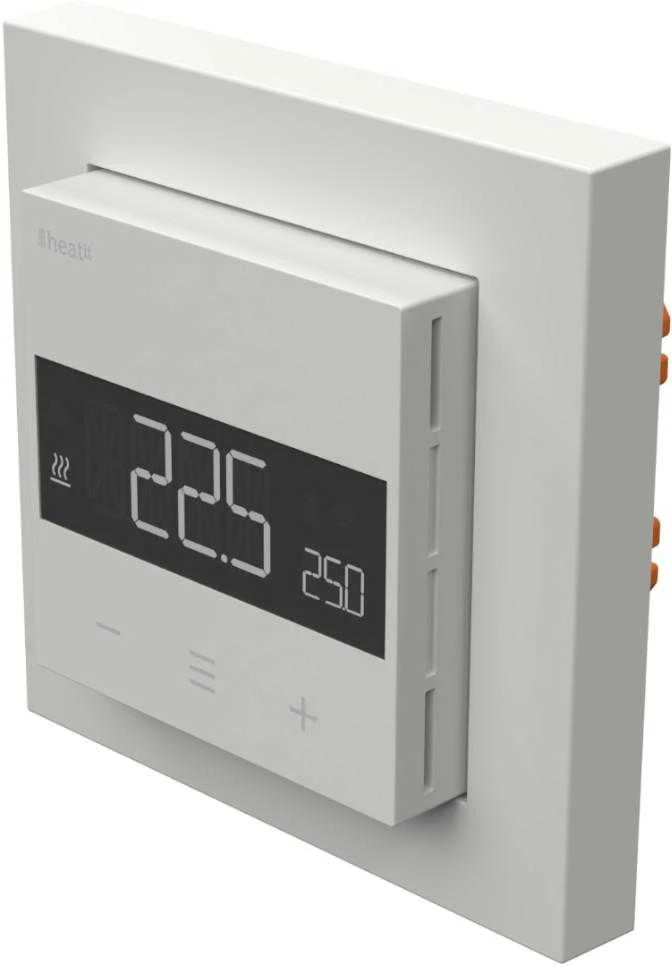 HE1 Heatit WiFi6 WiFi elektroninis termostatas skirtas elektriniam šildymui baltas