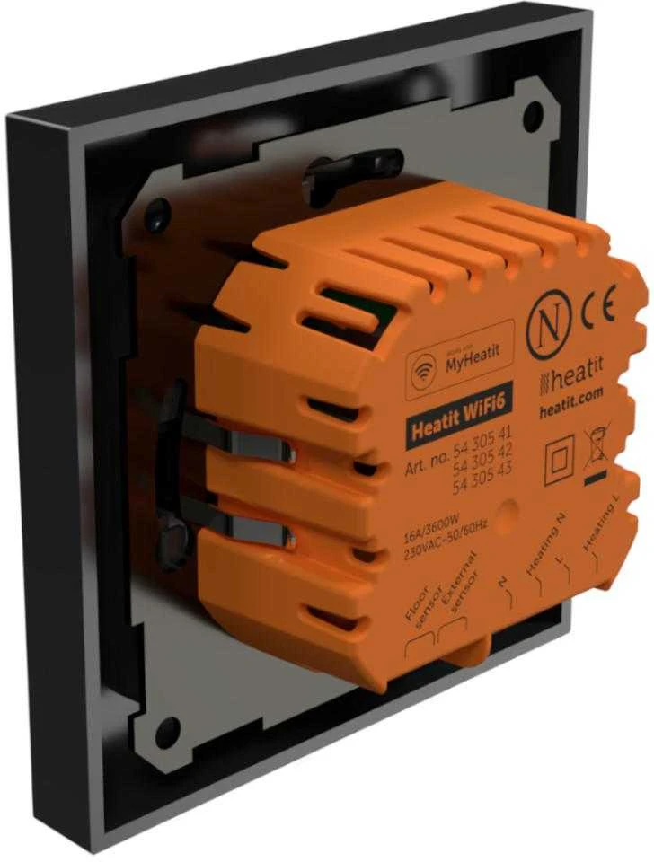 heat it Heatit WiFi6 WiFi elektroninis termostatas skirtas elektriniam šildymui 16A