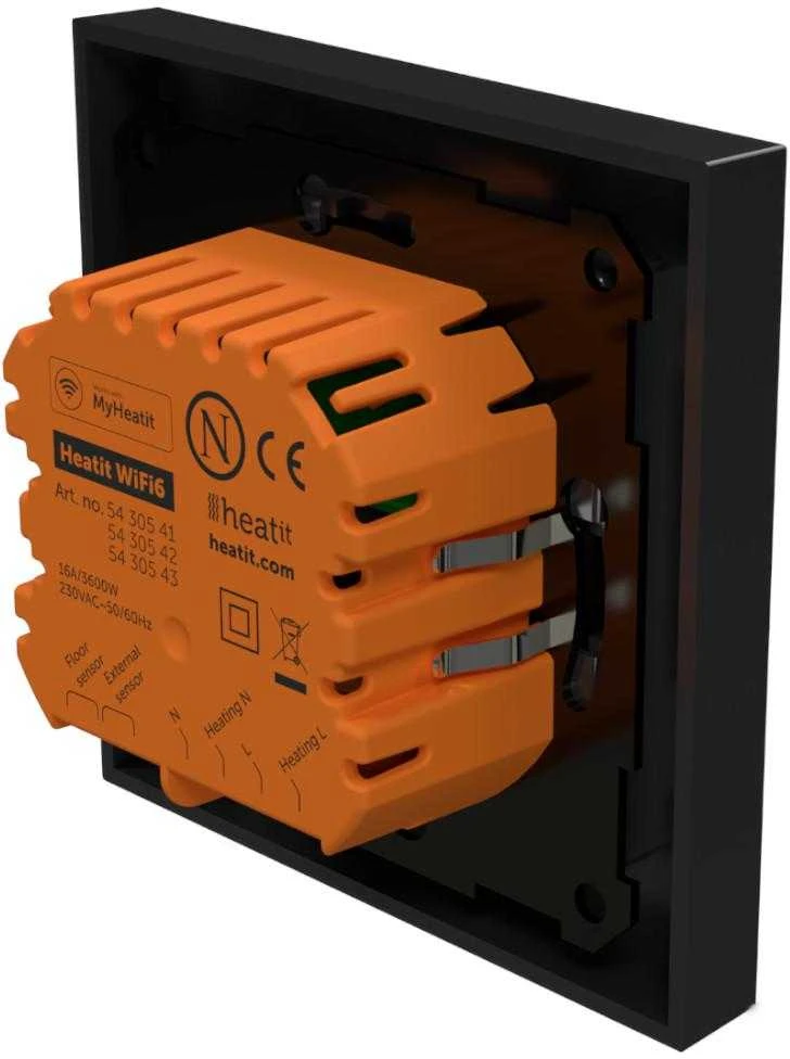 heat it Heatit WiFi6 WiFi elektroninis termostatas skirtas elektriniam šildymui 16A