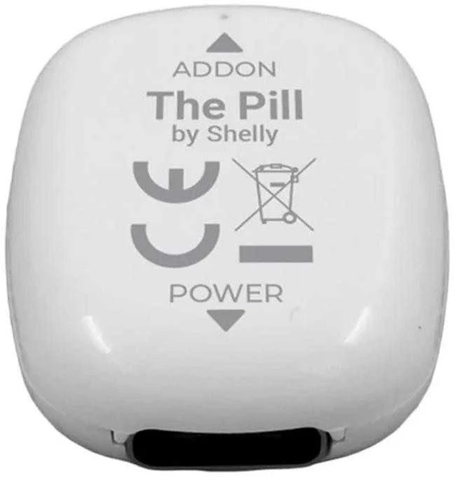 „Shelly The Pill“ universalus „WiFi“ / „Bluetooth“ jutiklis