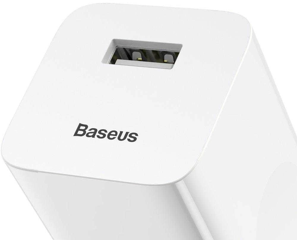 Charger Baseus CCALL-BX02 (USB 3.0, baltos spalvos)