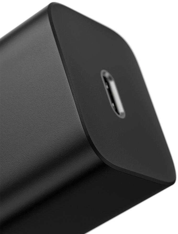 Baseus Super Si greitas įkroviklis 1C 25W su USB-C - USB-C kabelis 1m - Juodas
