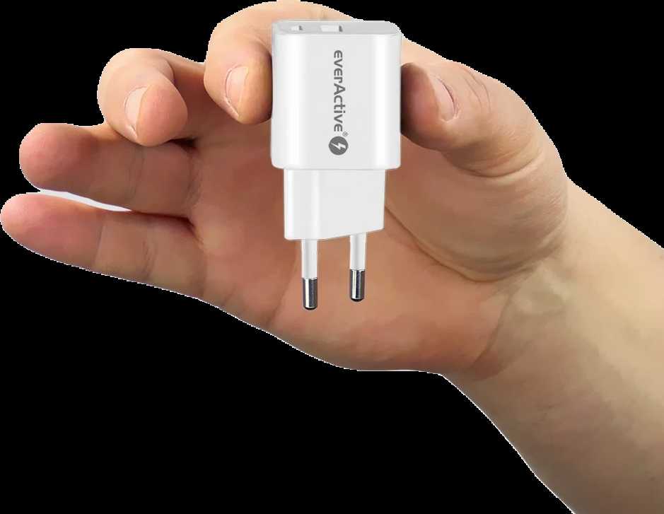 everActive 5-12V USB QC 3.0 ir USB-C PD PPS 30W GaN įkroviklis SC-390Q