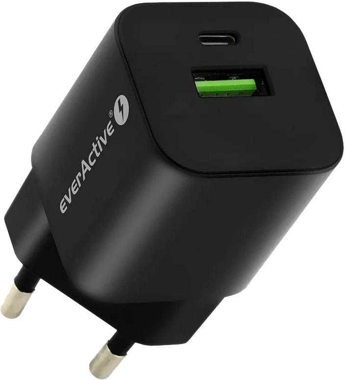 Įkroviklis tinklas. everActive 30 W 1xUSB 1xUSB-C SC-390QB
