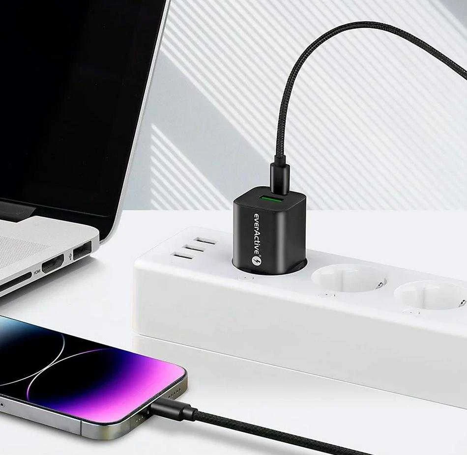 ład siec. everActive 30W 1xUSB 1xUSB-C SC-390QB