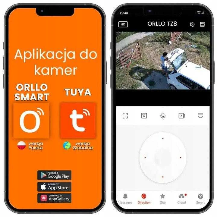 Tinklo kamera Orllo TZ8 Dual 4MP+4MP 4G SIM LTE Wi-Fi