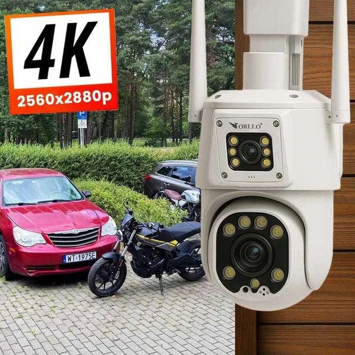 Tinklo kamera Orllo TZ8 Dual 4MP+4MP 4G SIM LTE Wi-Fi