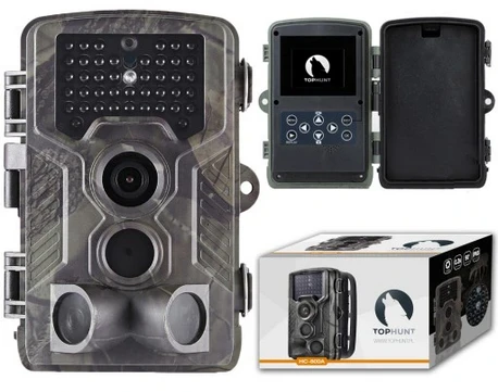 TOPHUNT MIŠKO KAMERA HC800A 1080p 16MPX 42xIR LED JUODA