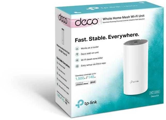 TP-LINK AC1200 viso namų tinklinio tinklo „Wi-Fi“ sistema „Qualcomm CPU 867 Mops“ 5 GHz + 300 „Mops“ 2,4 GHz 2 10/100 Mbps prievadai 2 vidinės antenos