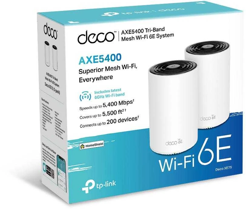 Maršrutizatorius TP-Link Deco XE75 Pro (2 pakuotės)