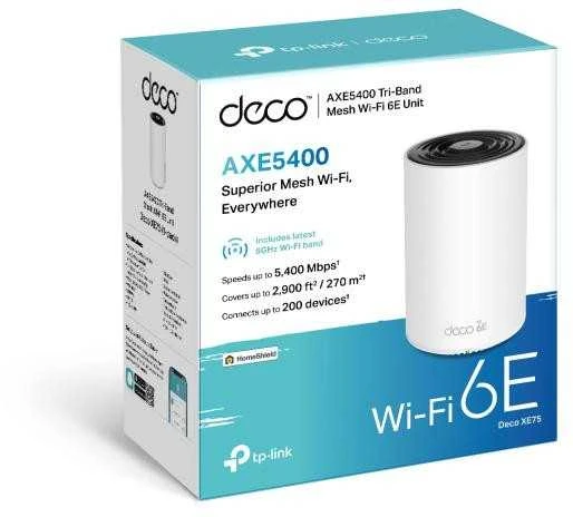 Maršrutizatorius TP-Link Deco XE75 Pro (1 pakuotė)