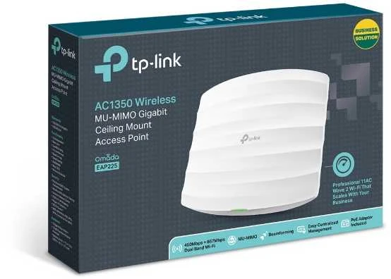 Maršrutizatorius Belaidis Prieigos Taškas - TP-Link EAP223 V1, 867 Mbit/s, Balta, Maitinimas per Eternetą (PoE)