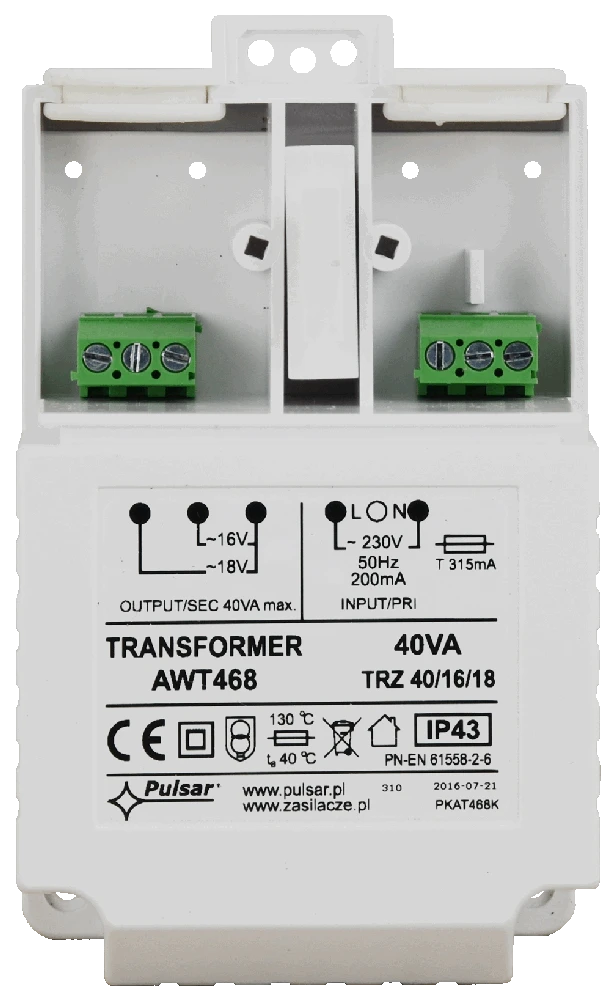 KINTAMOSIOS SROVĖS MAITINIMO ADAPTERIS AWT-468 PULSAR