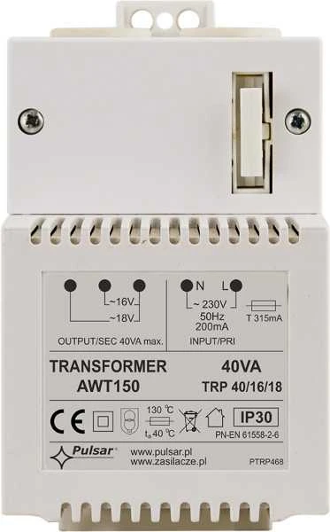 TRANSFORMATORIUS Pulsar AWT150 40VA/16V/18V TRP