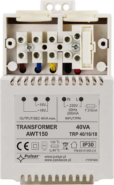 TRANSFORMATORIUS Pulsar AWT150 40VA/16V/18V TRP