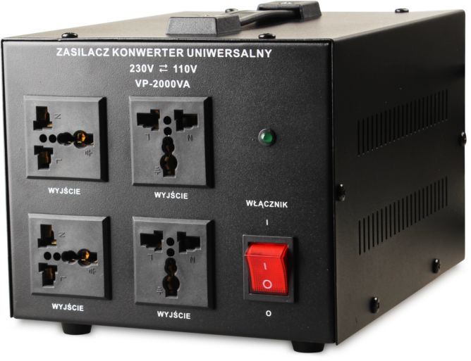 Įtampos keitiklis Volt VP-2000VA | 110–230 V / 230–110 V
