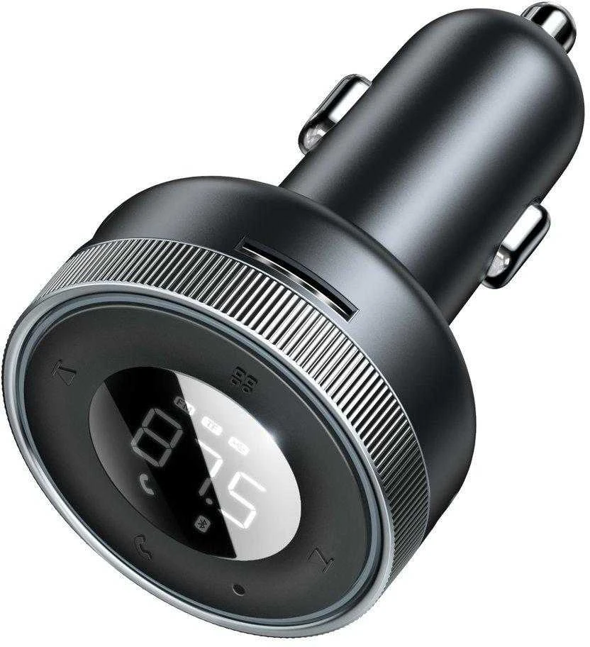 Baseus FM moduliatorius Bluetooth USB Micro SD - Juodas
