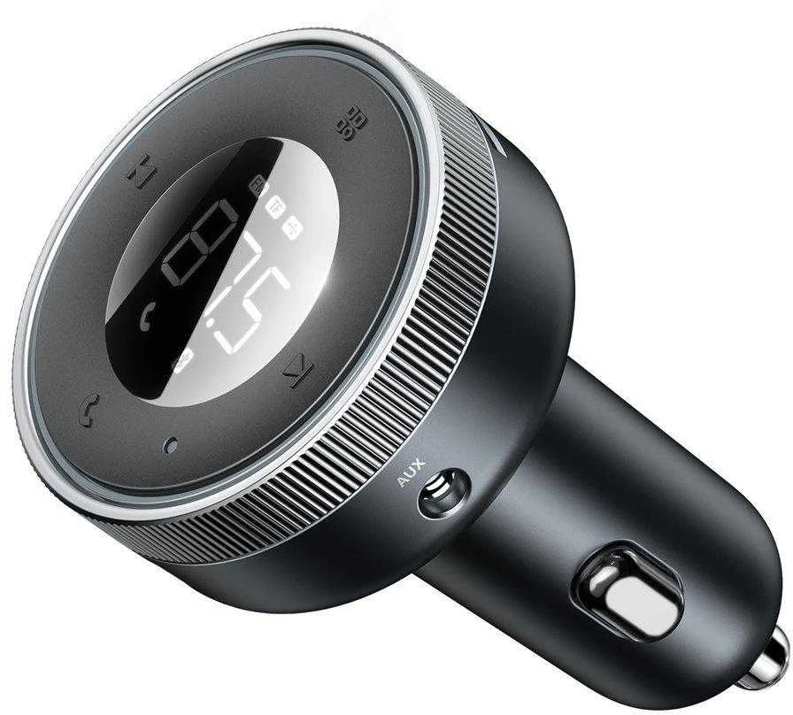 Baseus FM moduliatorius Bluetooth USB Micro SD - Juodas