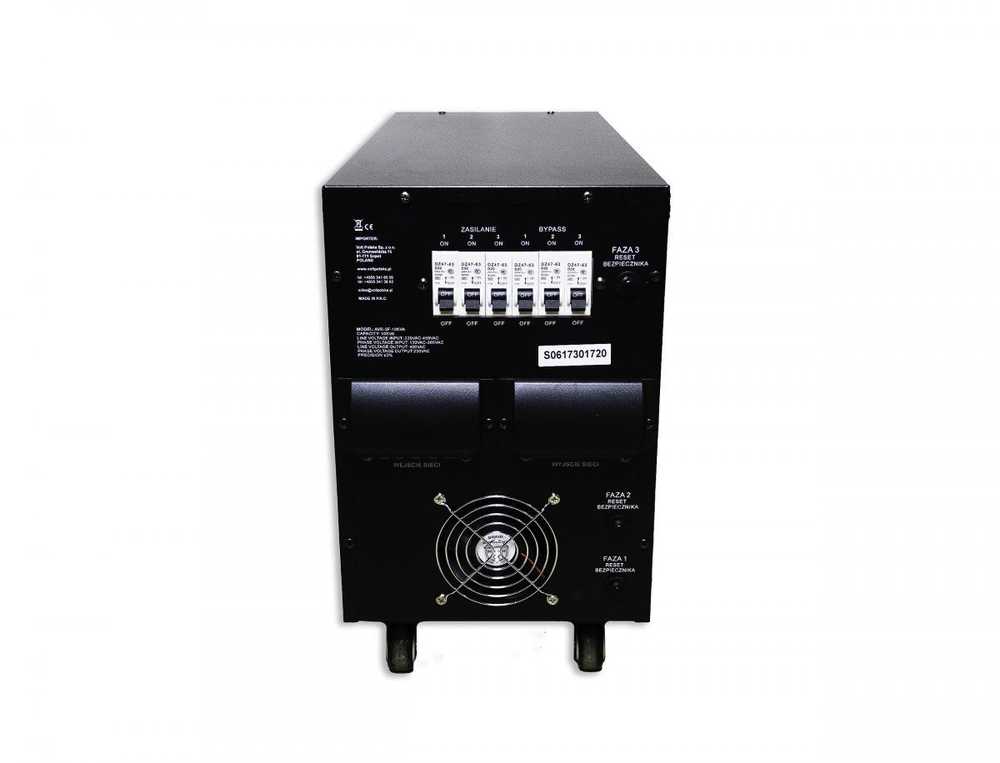 Trifazis įtampos stabilizatorius Volt Polska AVR PRO 10000VA