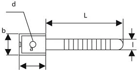 UP-30UV laikiklio techninė schema
