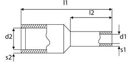 Trytyt IZOLINTA RANKOVA 2,5mm2 DUI-2,5-10NB MĖLYNA (100 vnt.)