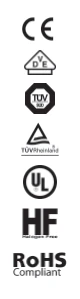 Trytyt Tričio suspaudimo kaklaraištis Juodas UV CV-250IW 250x3,6 (100 vnt.)