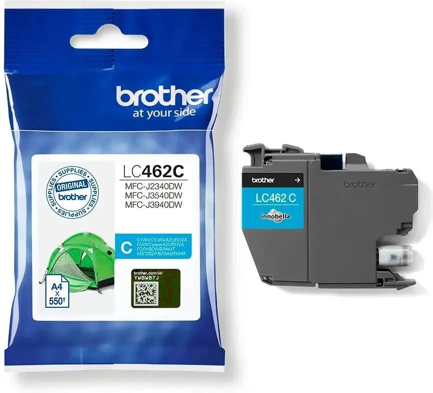 Brother LC462C žalsvai mėlyna