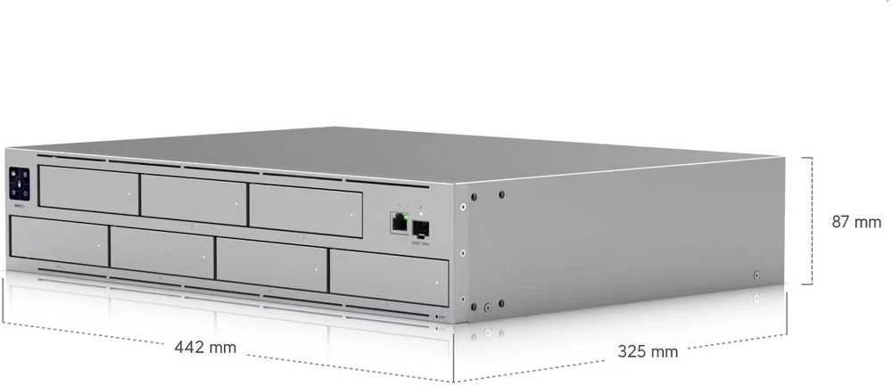UBIQUITI UNVR-Pro NVR 7xHDD 1xSFP 1xRJ45 1000Mb/s RAID1 RAID5