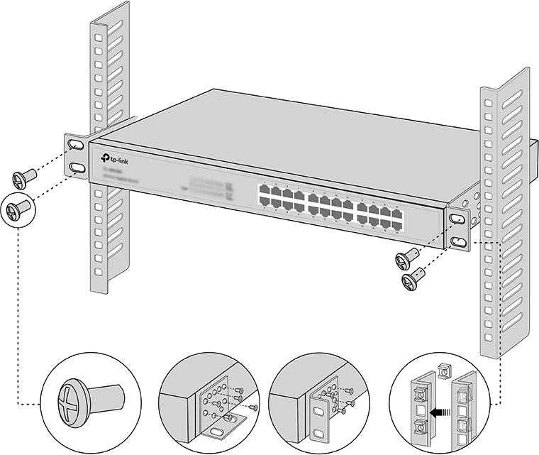 TP-Link Acc RackMount Kit-19