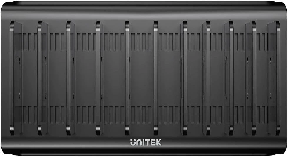 „Unitek“ išmanioji 10 prievadų USB-A/USB-C įkrovimo stotelė | 120 W | PD 3.0