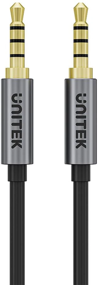 Unitek miniJack 3,5 mm AUX M/M paauksuotas 1m