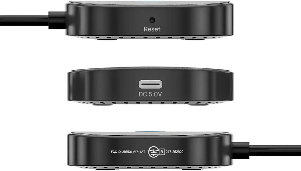 „Unitek“ belaidis HDMI siųstuvas 1080p, 1 siųstuvas + 2 imtuvai, Juoda
